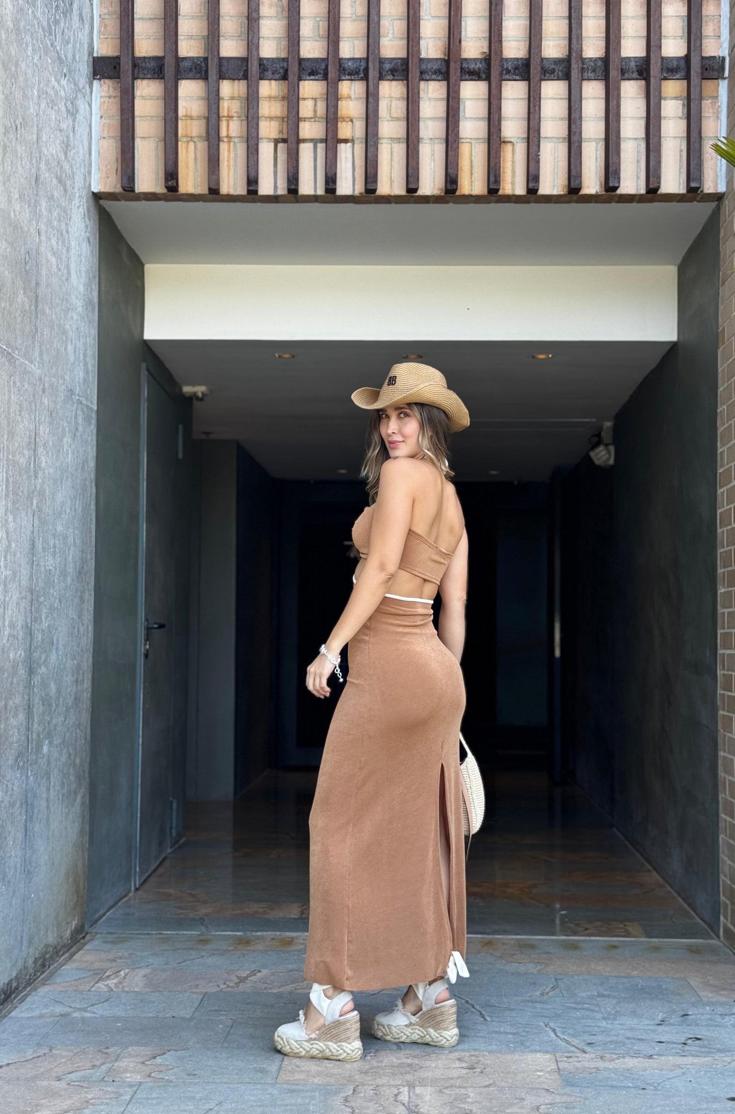 Vestido Benedetta Café