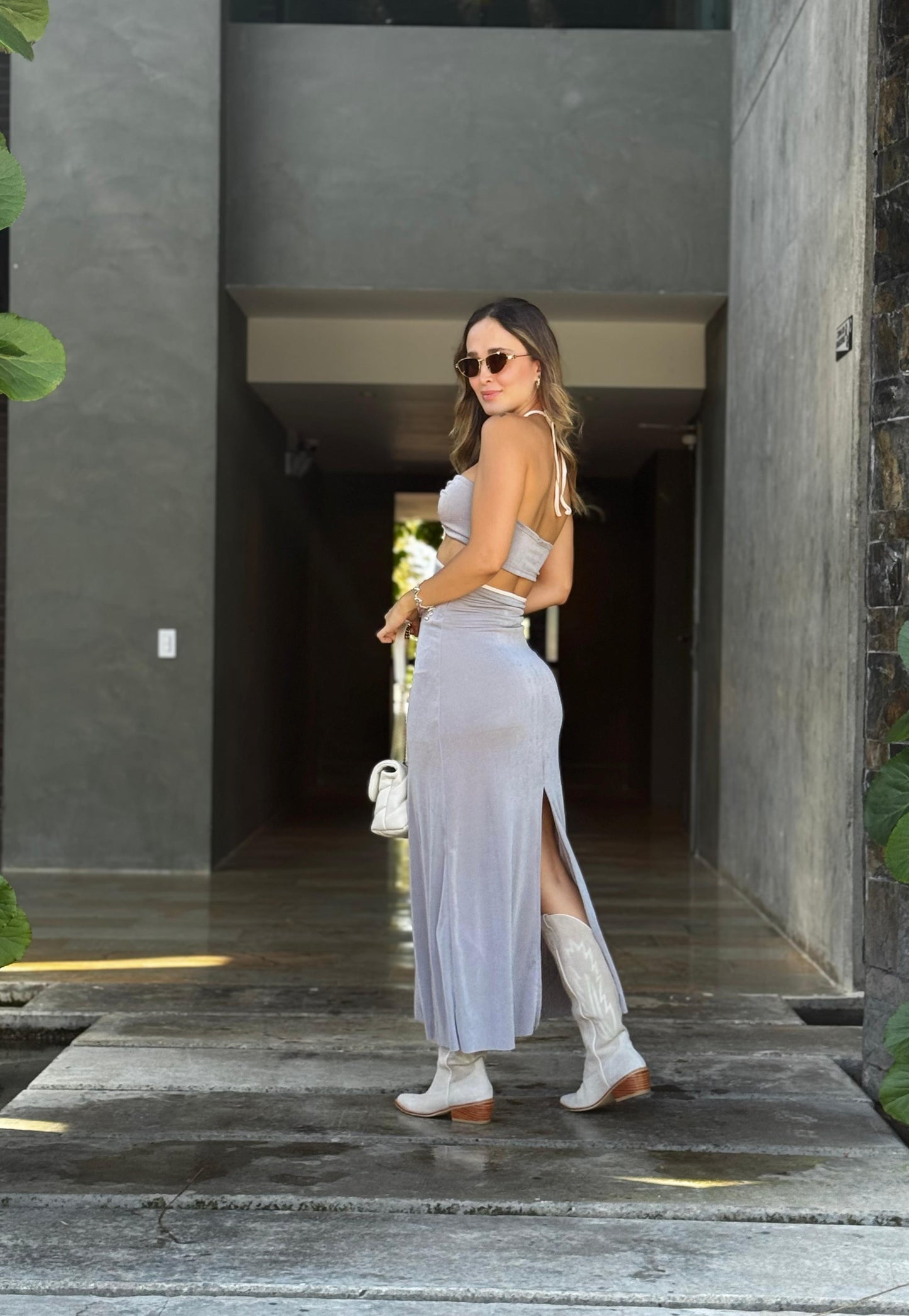 Vestido Benedetta Gris