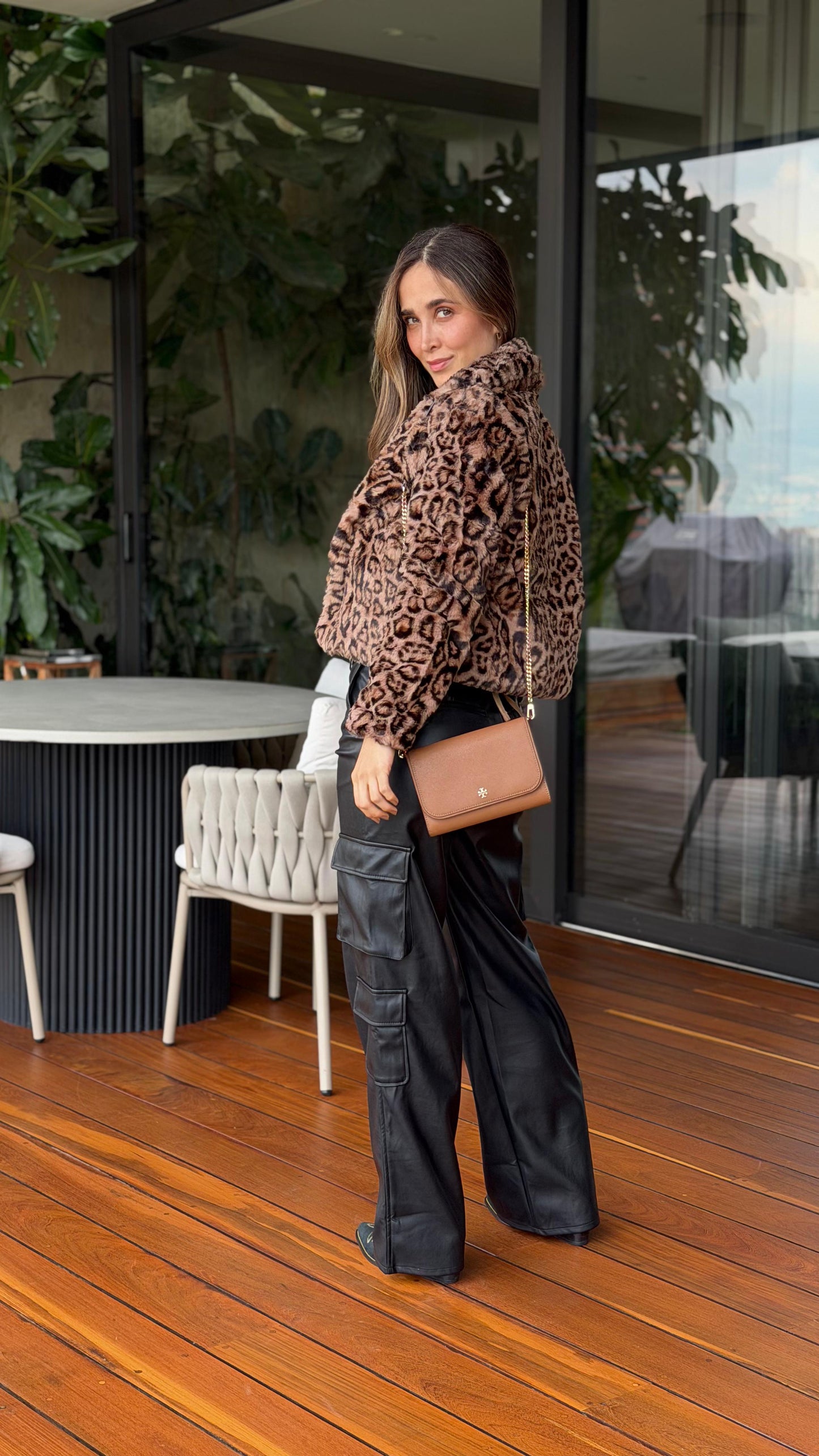 Chaqueta Peluda Animal Print Love