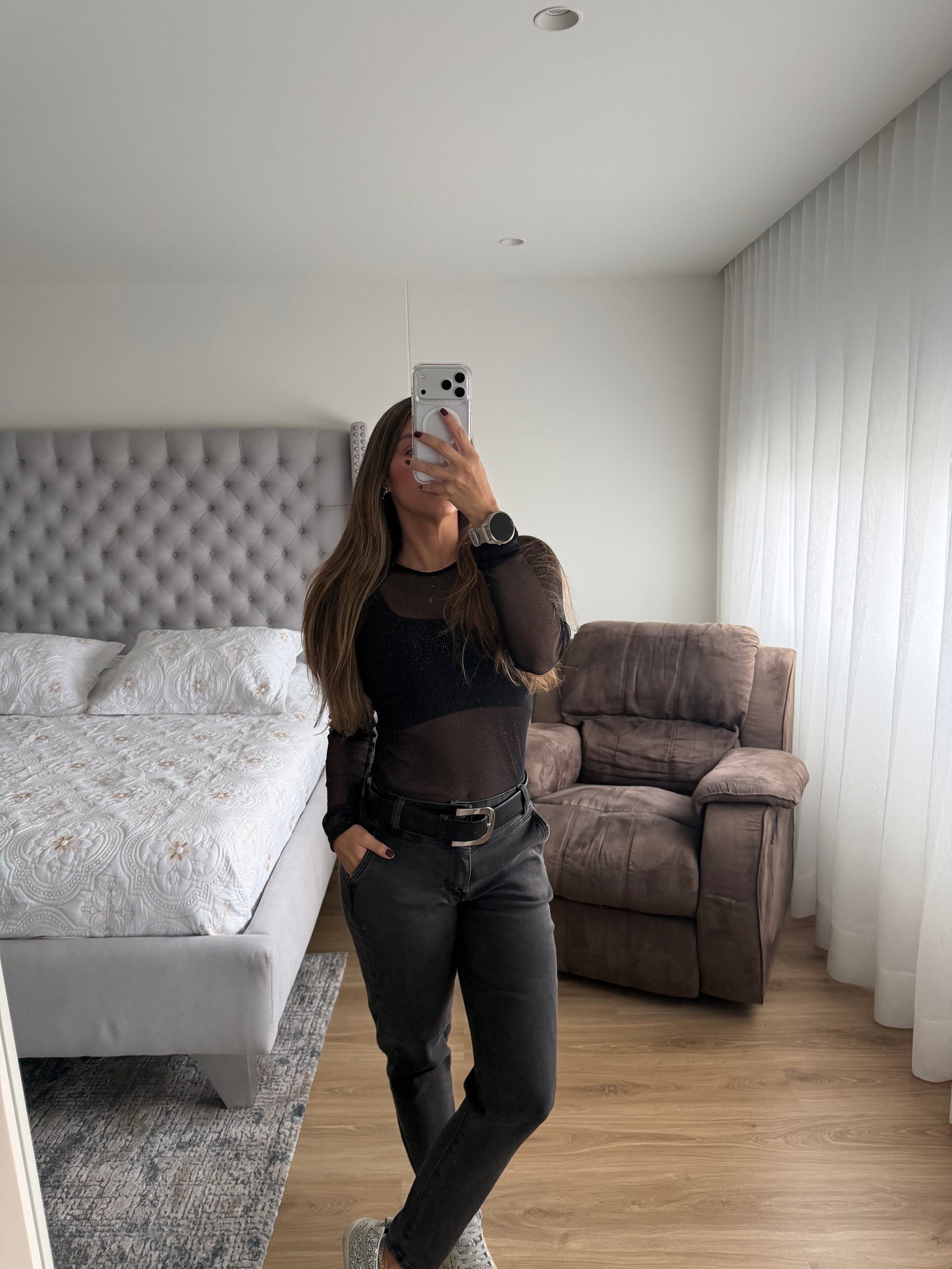 Buzo Transparente Brillo