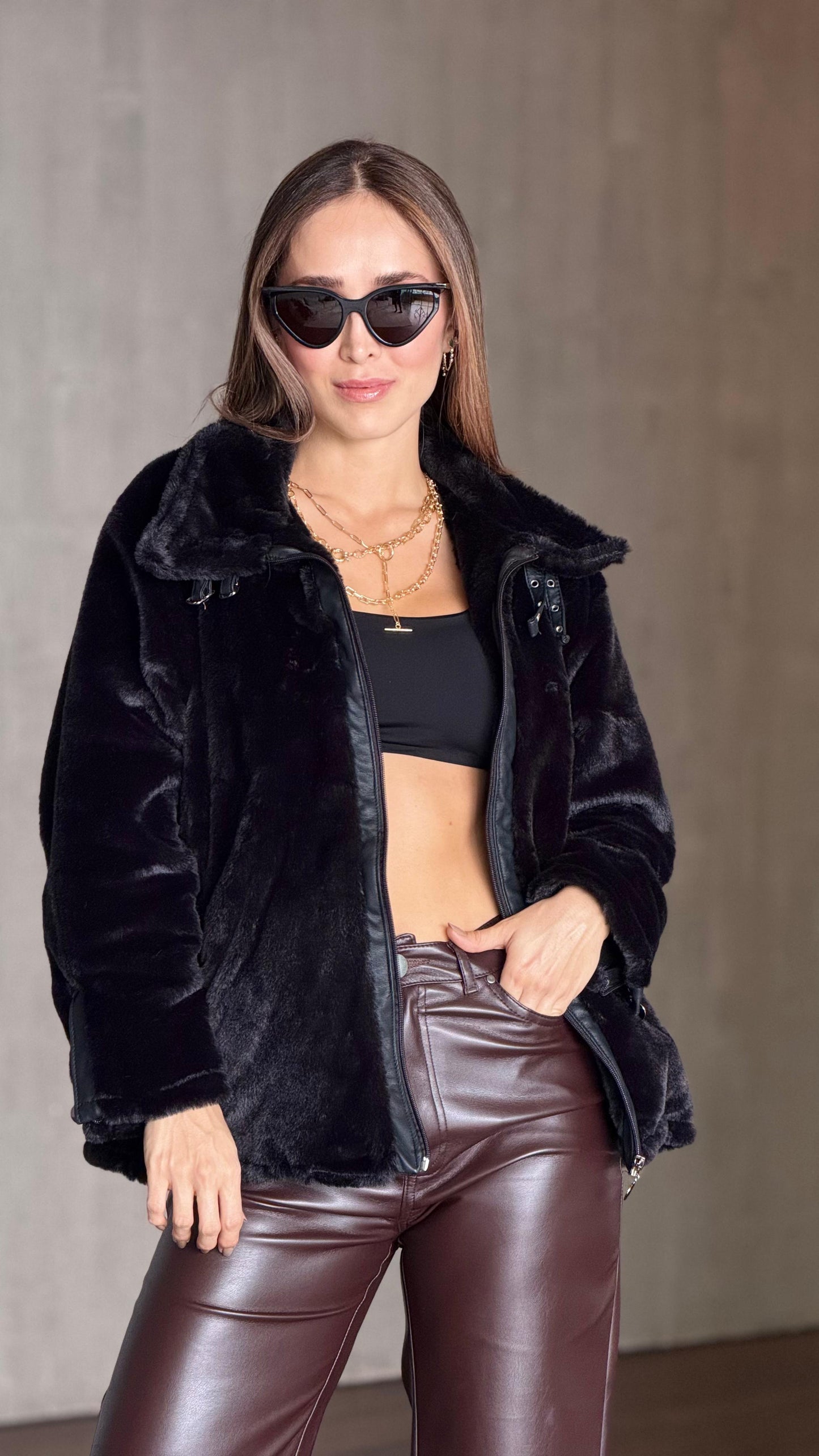 Chaqueta Gabán Negra