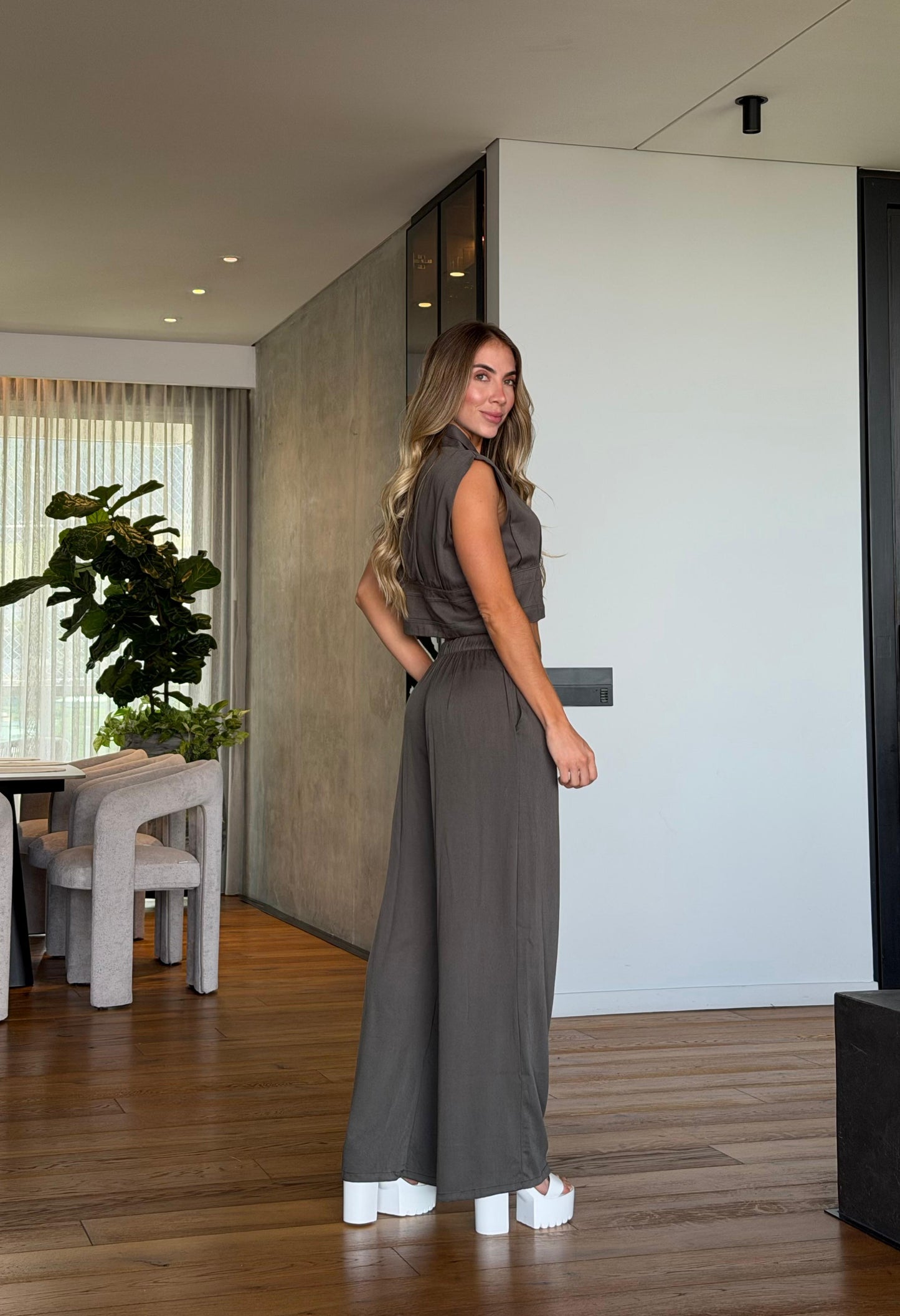 Set Chaleco Fajón Verde